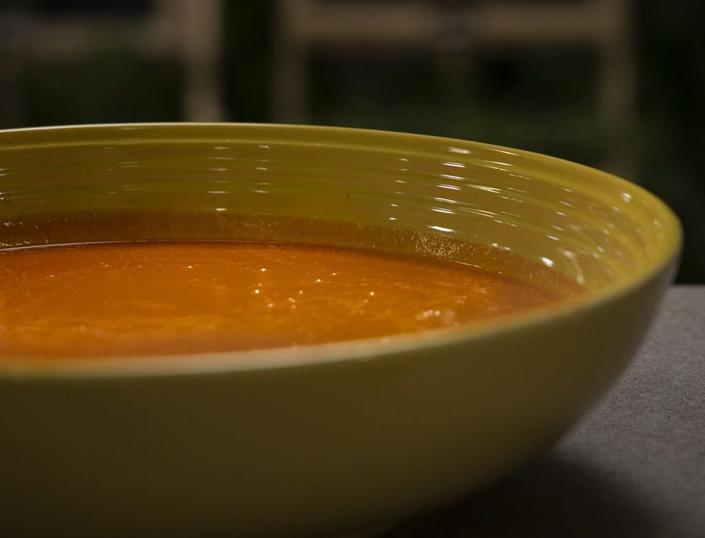 Gazpacho de fresas directo al paladar